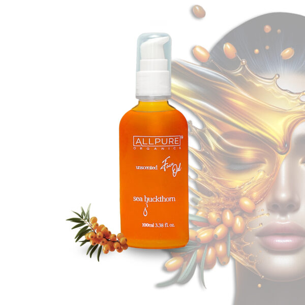 bottle front ALLPURE SEABUCKTHORN OIL